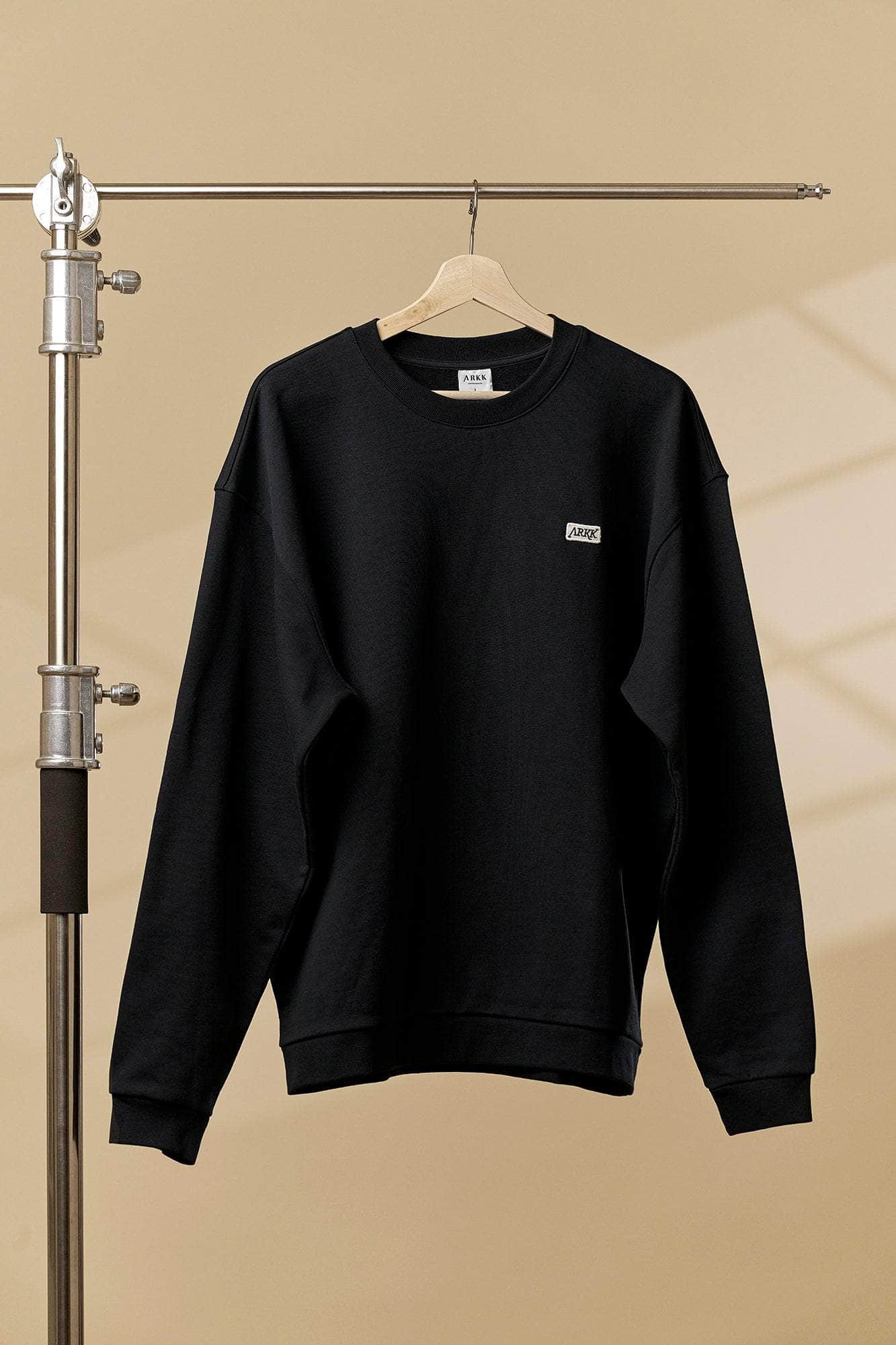 ARKK Apparel ARKK Box Logo Crewneck | Black Crewneck